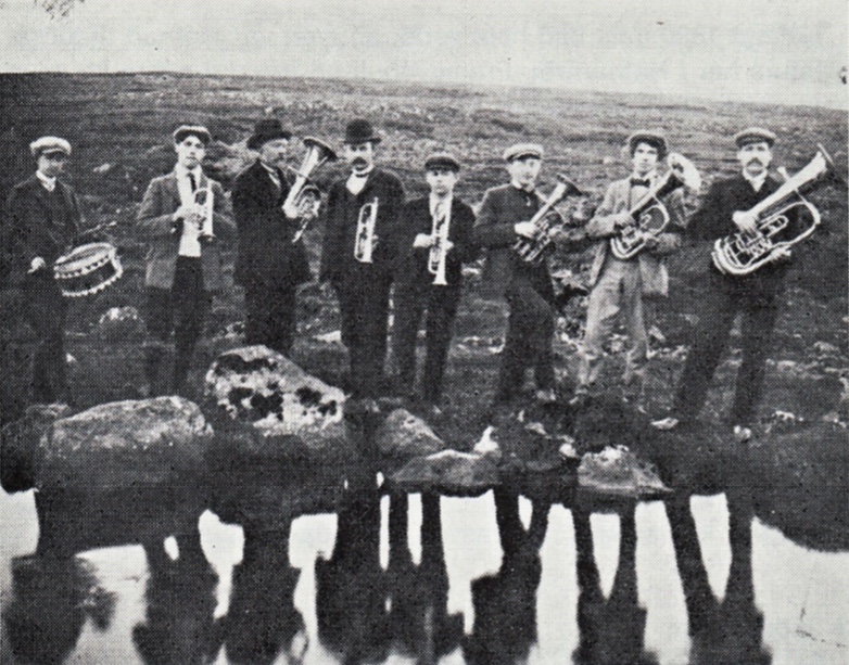 Lúðrasveit í Hafnarfirði 1908-1912